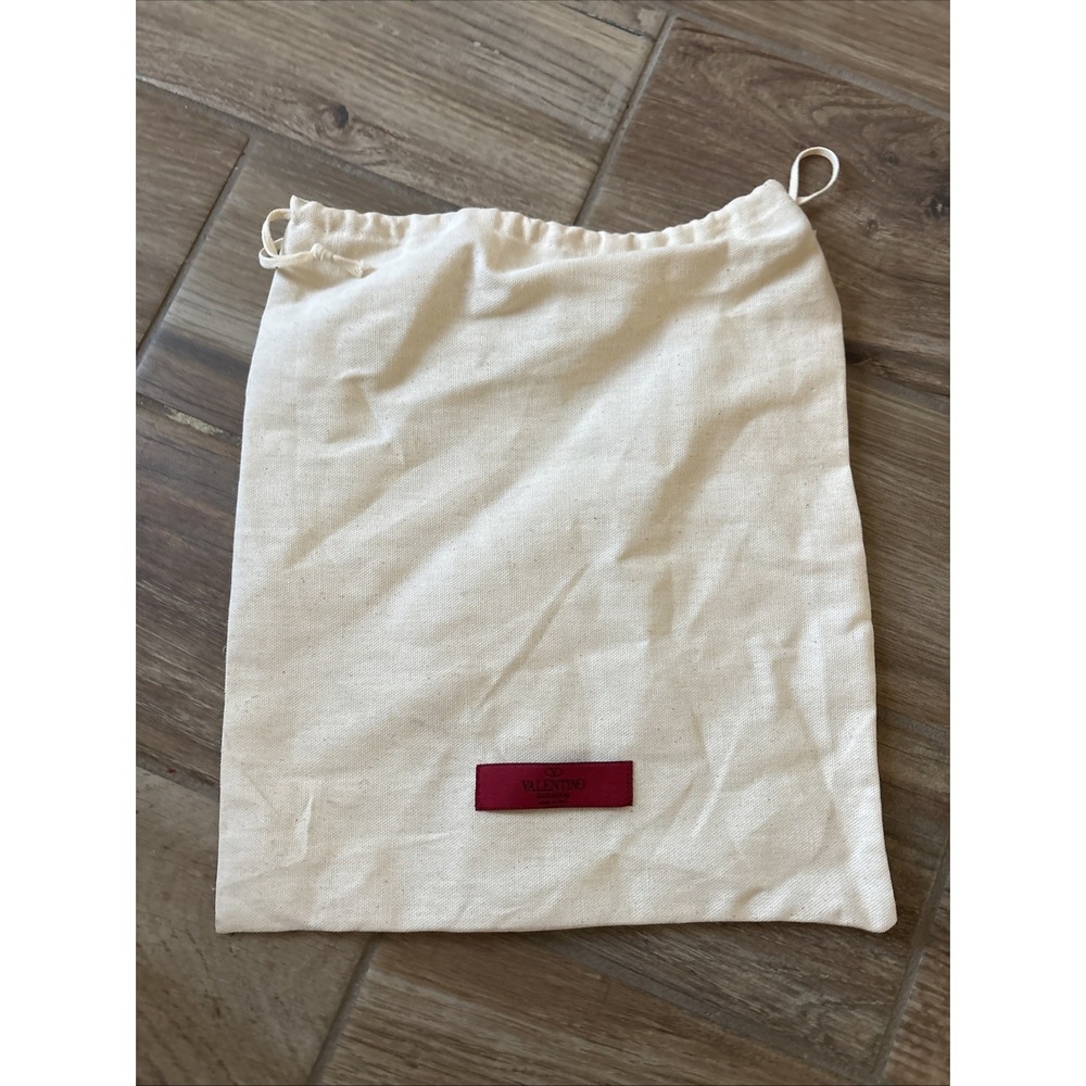Valentino Garavani COTTON  Dust bag Shoe Handbag  Protector Beige Medium